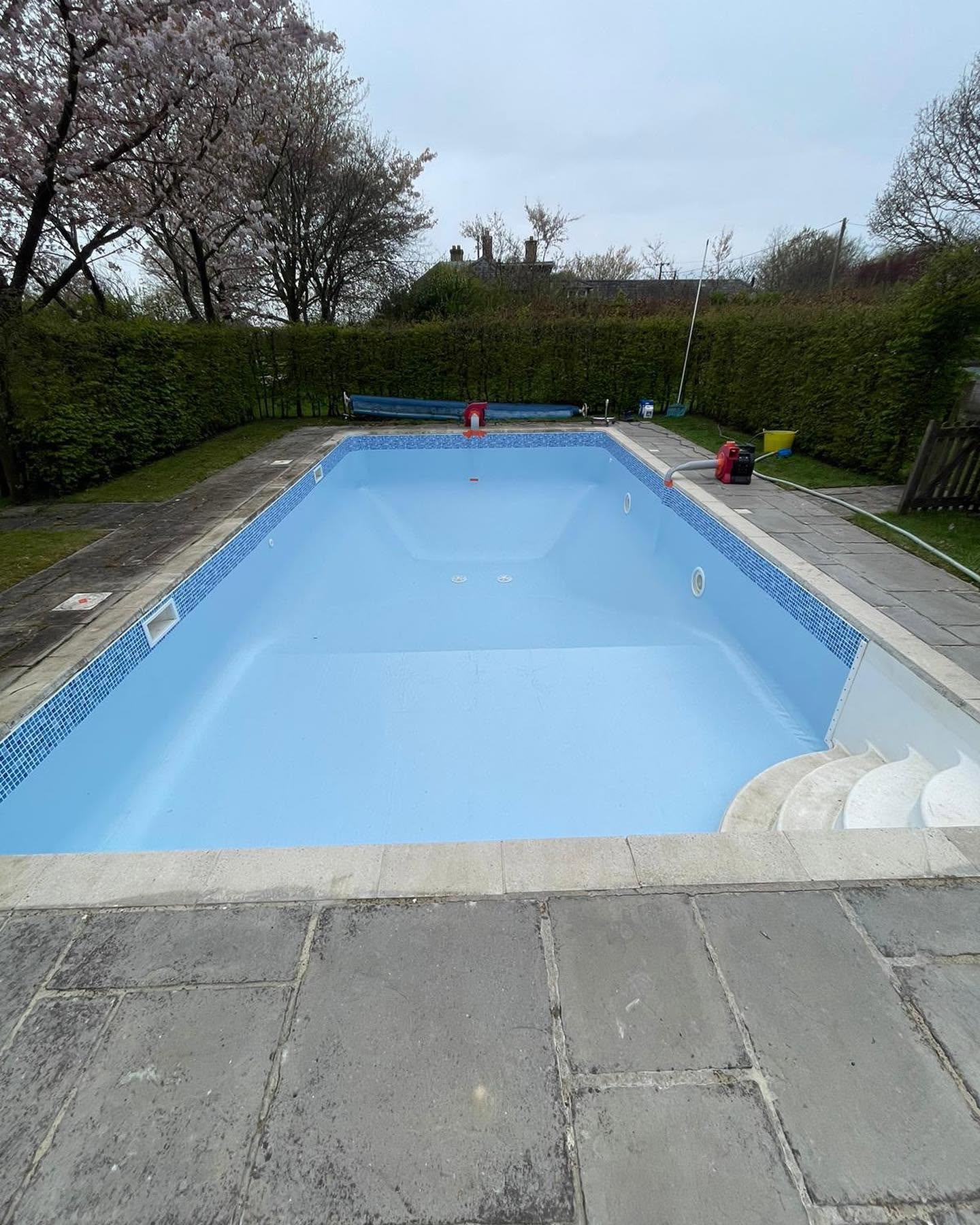 Residential and commercial swimming pool project
